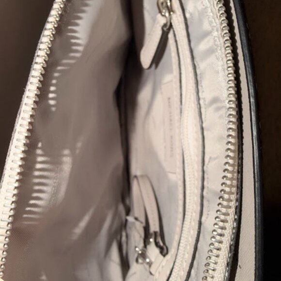 Stunning~ Michael Kors~ Black & White Leopard Print Mercer Handbag/Tote (BIN1) - Picture 7 of 10